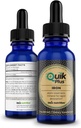 QuikPlus Iron Ionic Liquid Mineral Supplement für Hämoglobin & Ferritin – Hohe Absorption Eisen Ergänzung für Erwachsene – Vegan, Glutenfrei, All Natural – 2 oz Flaschen