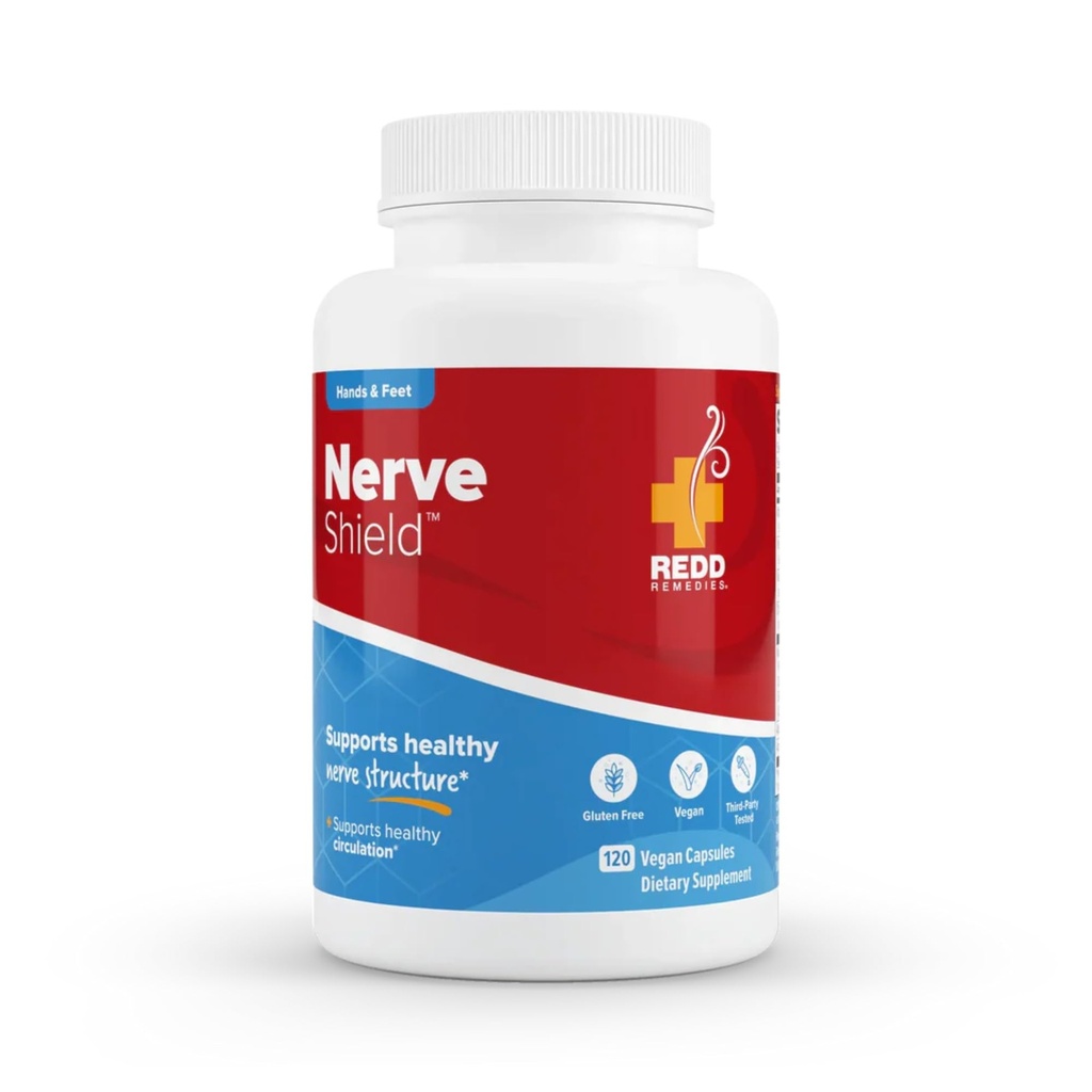 Redd Remedies, Nerve Shield, unterstützt gesunde Nerve Struktur und Zirkulation, 120 Vegan Kapseln