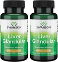 Swanson Liver Glandular 500 Milligrams 60 Capsules (2 Pack)