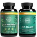 Primal Harvest Primal Mind Fuel & Multivitamine Suppléments pour les femmes et les hommes Capsules multivitamines et pilules mentales