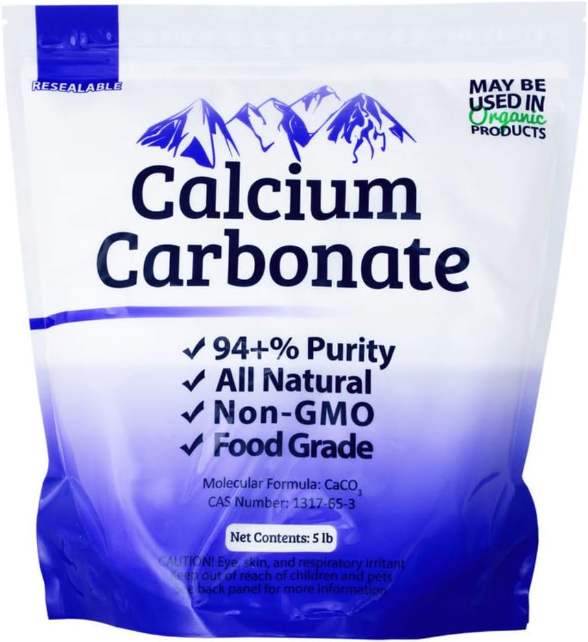 25 lb Lebensmittelgehalt 97+% Calciumcarbonat aus gemahlenem Kalkstein