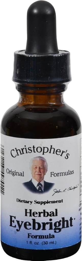 Formules originales de Christopher Herbal Eyebright, 1 fl oz - Natural Eye Wellness