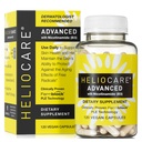 Heliocare Advanced Niacin B3 Supplement: Fernblock PLE Extrakt 240mg Pro Servieren - Unterstützt Hautzellengesundheit W/Antioxidant Reiches Vitamin B3 Niacin 500 mg - 120 Vegan Kapseln