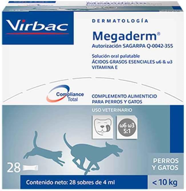 Virbac Omegaderm EZ Dose, Piccolo cane / gatto, 28 conte, 4 mL