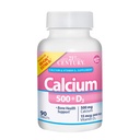21st Century Calcium Plus Extra D Caplets, 500 mg, 90 Conte, Confezione da 1