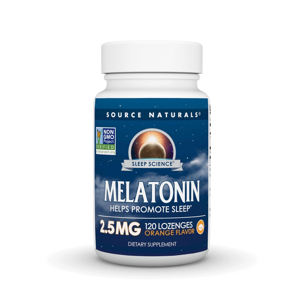 Quelle Naturals Melatonin 2,5 mg - 120 Orange Flavored Lozenges