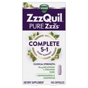 ZzzQuil Pure Zzzs Complete Sleep, Melatonin 10mg, L-Theanin, GABA, mit Ashwagandha und Magnesium, Melatonin Sleep Aid, 100 Count
