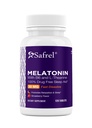 Safrel Melatonin 30mg - avec B6 & L-Theanine - 120 comprimés à solution rapide avec saveur de baie naturelle (2 comprimés Dose = Melatonin 60mg) (120 Nombre (paquet de 1))