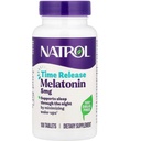 Natrol Melatonine Temps de libération 5mg Comprimés 100 ea (emballages de 4)