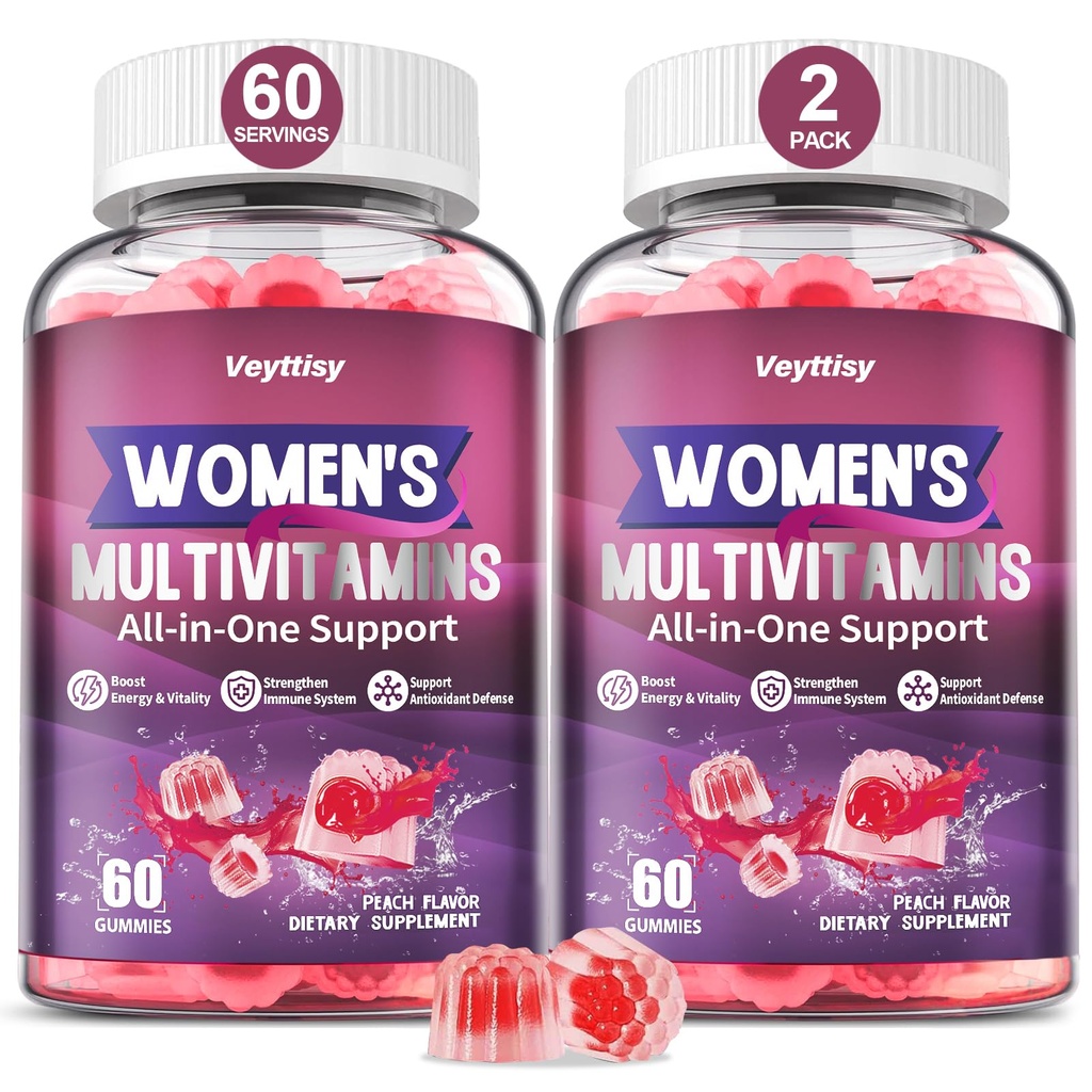 Mummia multivitaminica metilata per le donne - Donne Multivitamina Gummies con vitamine A C D E, Folato metilato, Biotina, Complesso B, Ferro, CoQ10, Inositol - Multi Vitamine per le donne 120 Conte