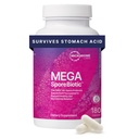 Microbiome Labs MegaSporeProbiotici Biotici per le donne e gli uomini - Probiotici a base di spore per la salute e il supporto digestivo Gut - Shelf-Stable, Travel-Friendly, Mens & Womens Probiotics (180 capsule)