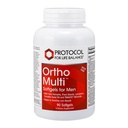 PROTOCOLLO PER LA VITA BALANCE Ortho Multi Softgels per gli uomini - Multivitamina per la salute della prostata - con Palmetto segato, Zinc & CoQ10 - Men Daily Multivitamin - Iron Free - 90 Softgels