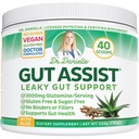 Leaky Gut Support Pulver | L-Glutamin Gut Futter Verdauungsgetränk Mischung | Gluten-Free Doctor Crafted Botanical Formel | Gut Assist von Dr. Danielle
