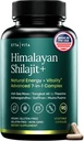 Urolithin-A Complex w Shilajit, Bio Sea Moss, Ashwagandha & Tongkat Ali, Énergie naturelle, Libido, Hormone Balance, et Focus pour les hommes et les femmes (Made in USA - 3rd Party Tested)