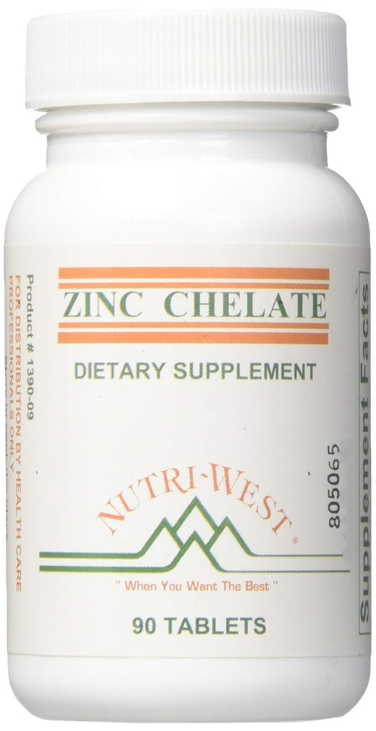 NutriWest, Zinc Chelate 16 mg 90 compresse