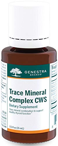 Genestra Brands Trace Mineral Complex CWS | unterstützt Schilddrüsenfunktion und hilft vor oxidativem Stress zu schützen | 0.5 fl. oz.