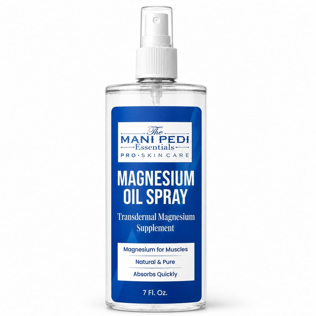 Spray per olio di magnesio. Integratore di Magnesio Topico Assorbente Rapido. Aiuta i muscoli e le articolazioni, Maggio promuove il sonno migliore – 7 fl. oz