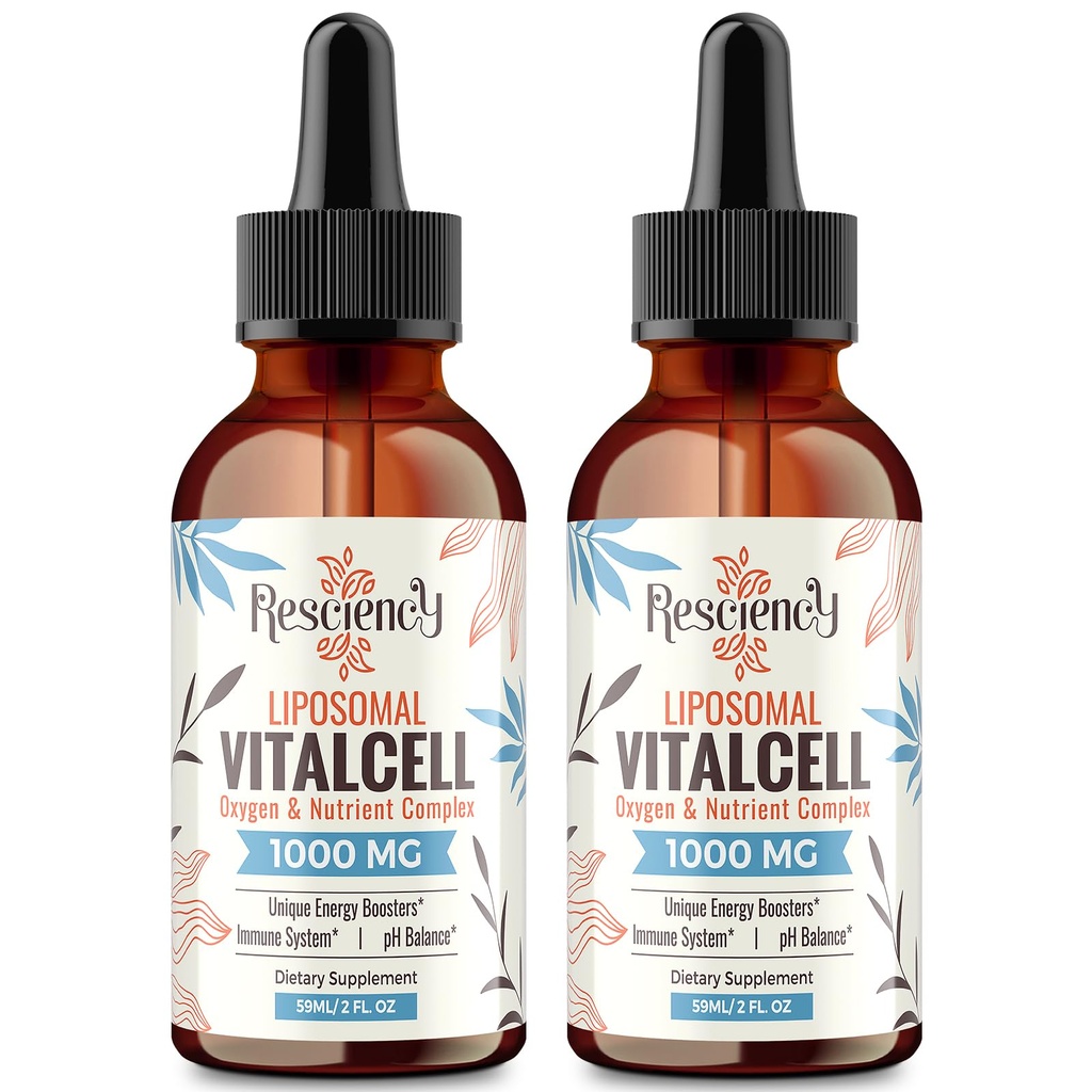 13-in-1 Flüssige Sauerstoff-Boost & Nährstoff-Ergänzung, Liposomal Optimized-Delivery-Mischung mit Trace Minerals, Aminosäuren, CoQ10, B Vitamine & Fulvic Acid, Tägliche Wellness-Flüssigsauerstofftropfen, 4 fl oz