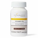 Integrative Therapie Vitamin D3 125 mcg - Vitamin D Nahrungsergänzungsmittel für Knochen Gesundheit und Immununterstützung* - Glutenfrei & Milchfrei - Schokoladengeschmack, 90 Kautabletten (90 Portionen)