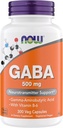Integratori GABA 500 mg capsule, Premium GABA Supplemento per Stress Relief, Vegetariano, Vegan e Kosher Friendly, Ideale per la funzione di cervello bilanciato*, 300 capsule