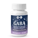 GABA 750mg con L-teanina e magnesio | Integratore naturale per alleviare la pressione, Relax & Calm Focus | 60 capsule vegetali