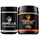 Mode Gorilla Creatine monohydratée Micronised Poudre et pré-entraînement (Rainbow Sherbert)- Pompes volumineuses