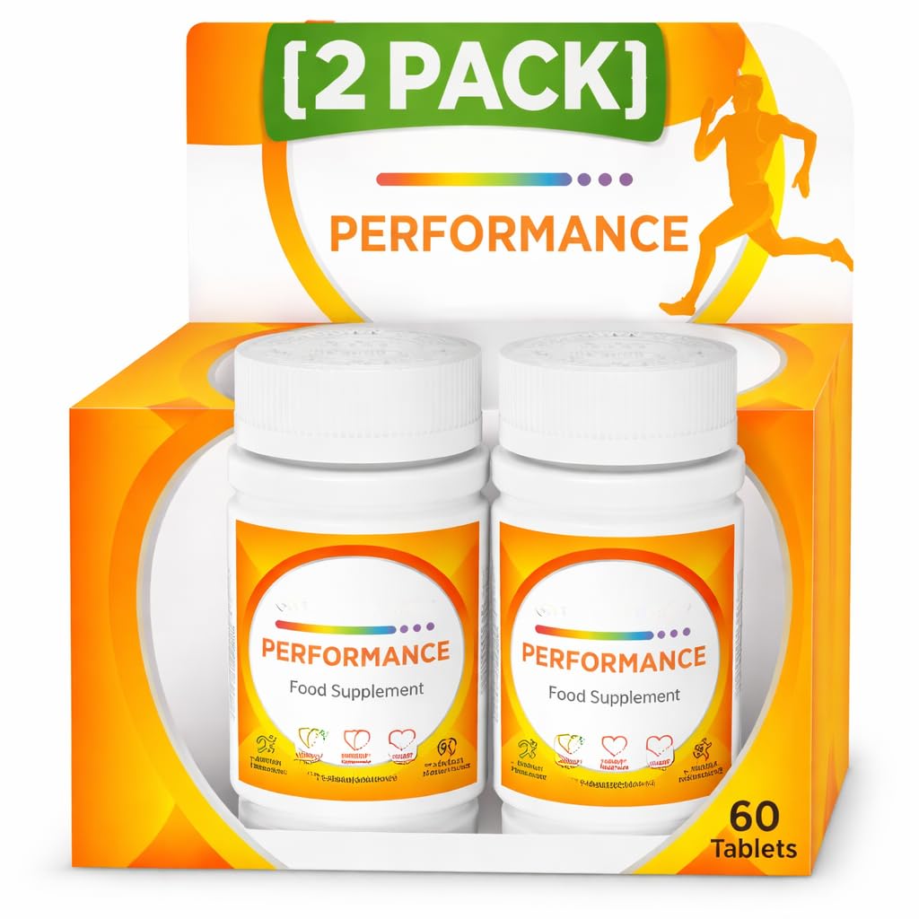 Centrrum Performance Multivitamin & Mineral Tablets 60 Zählung einschließlich Vitamin C, D und Eisen (Pack von 2)