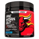 Prime Labs Pre Workout Pulver für Männer - mit Citrulline Malat, Beta-Alanin und natürlichem Koffein - Energie, Fokus, Leistung - Blaue Lungenspülung - 30 Servierungen