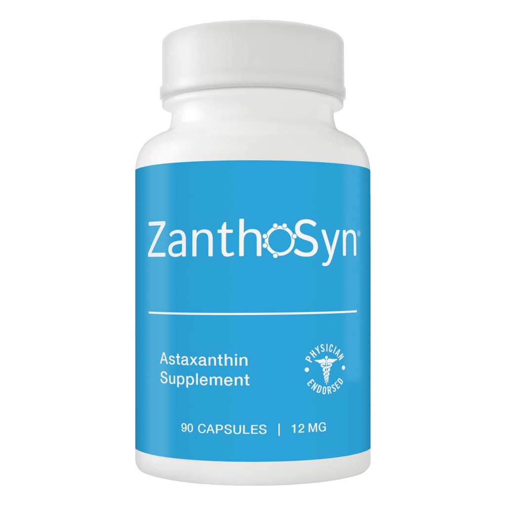 Astaxantina, tripla resistenza (12mg) x Biodisponibilità tripla (3X assorbimento nel flusso sanguigno), Purezza superiore, Non OGM, Allergene maggiore libero, No Pesceso Aftertaste, 90 capsule vegetali