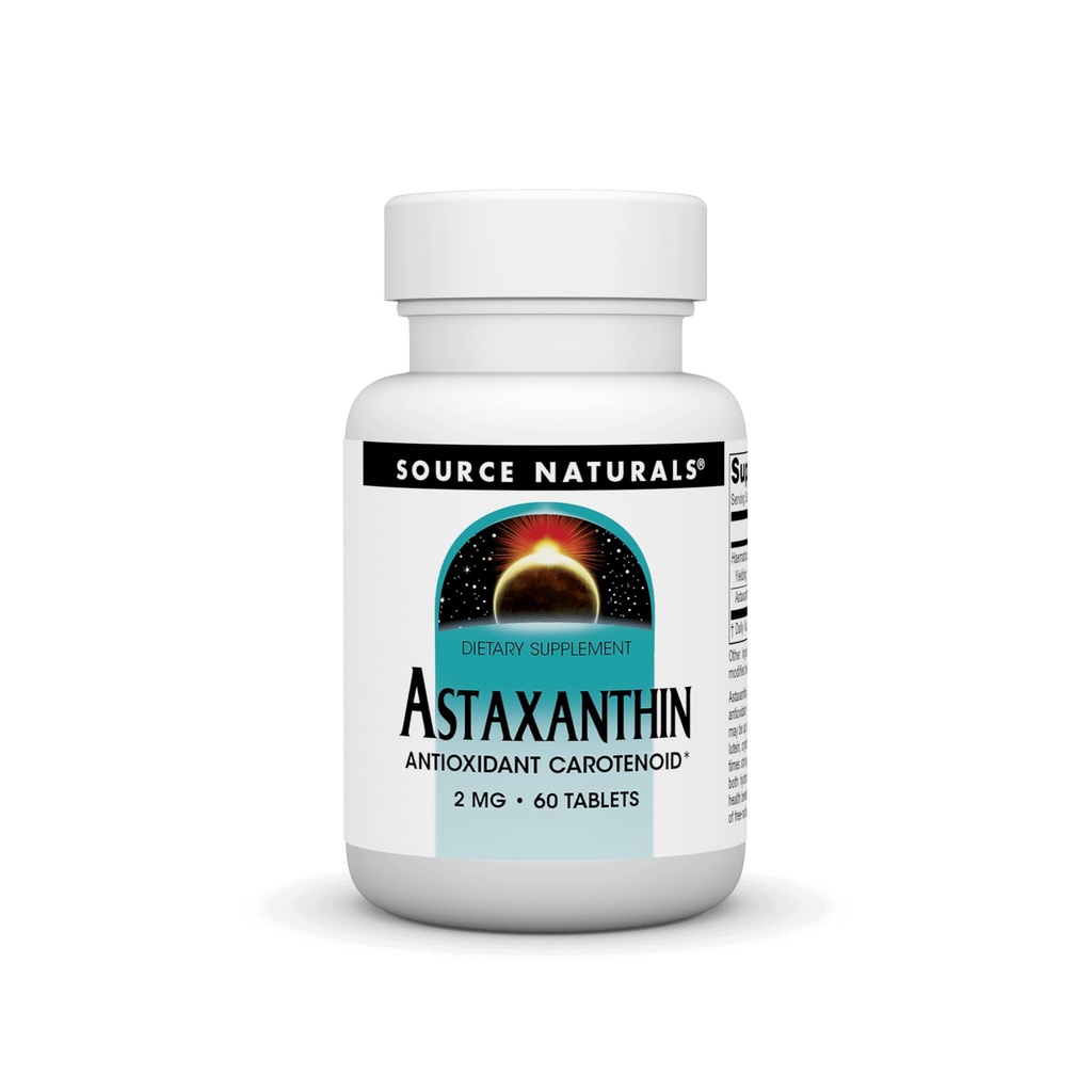 Quelle Naturals Astaxanthin, Antioxidant Carotenoid*, 2mg - 60 Tabletten