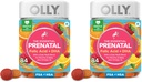 OLLY Essential Prenatal Gummy Multivitamin,acido folico, vitamina D, Omega 3 DHA, sostiene la crescita sana e lo sviluppo del cervello, Citrus Berry -,84 Conteggio (pacchetto di 2)