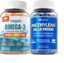 Vegan Omega 3 Gummie 1280mg + Methylen Blue Gummis für den Menschen