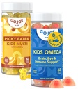 Kids Omega 3 DHA & Multivitamin Gummis mit Eisen - Unterstützung für wachsende Kinder