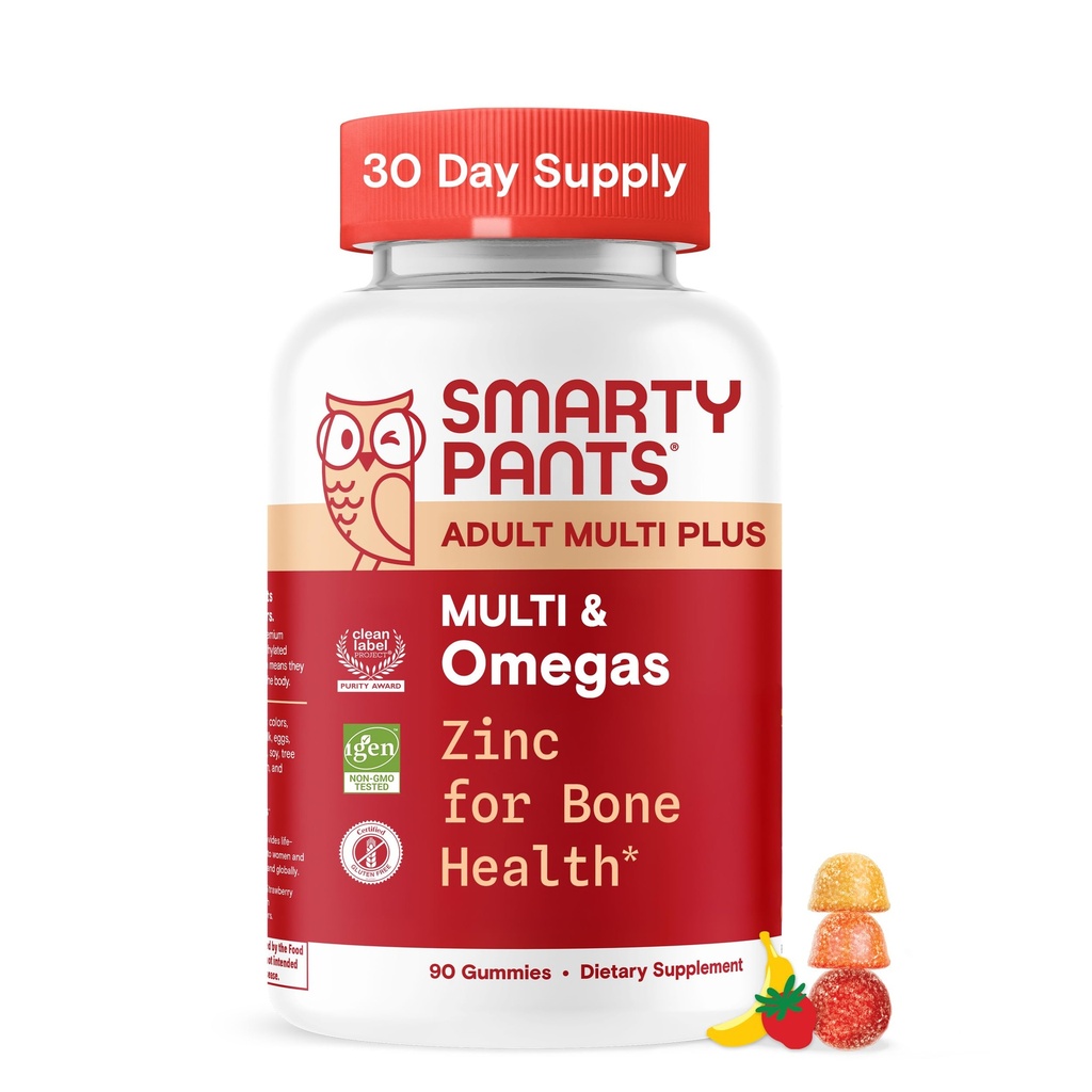 Multivitamine pour hommes et femmes, multivitamines avec Oméga 3 (DHA/EPA), vitamine D3, C, vitamine B12, B6, A, K & Zinc, biotine, sans gluten, 90 comtes (30 jours)
