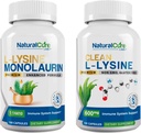 Bundle: L-Lysine + Monolaurina + L-Lysine pulito