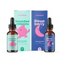 JoySpring DetoxZee Cilantro e SleepBerry Liquid Melatonin Gocce per bambini