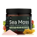 Atlantic Naturals Bio Sea Moss Super Greens Powder | Daily Greens Superfood for Energy, Digestion, Skin & Immune Support | Angereichert mit Früchten, Veggies & Probiotics – Mixed Berry Flavor 5000mg