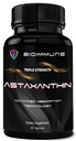 BioImmune Triple Strength AstaQuilTM Astaxanthin 12mg Enhanced Absorption, 60 Softgels w/Organic Coconut Oil. Leistungsstarkes Antioxidans für Augen-, Gelenk- und Herzgesundheit.