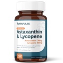 Astaxanthine 24mg avec supplément de lycopène 50mg, 100 capsules végétariennes, non-OGM, sans gluten