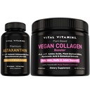 Vital Vitamine Astaxanthin + Vegan Collagen Booster Pulver