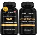 Vital Vitamine NAD+ 30 ct + Astaxanthin 60 ct