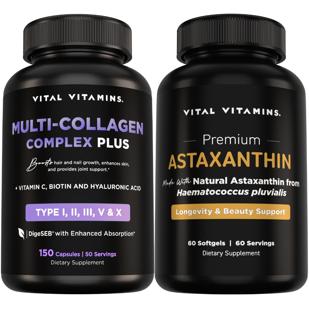 Vital Vitamine Multi-Collagen Plus 150 ct + Astaxanthin 60 ct