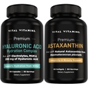 Vital Vitamine Acido Ialuronico Complesso 60 ct + Astaxantina 60 ct