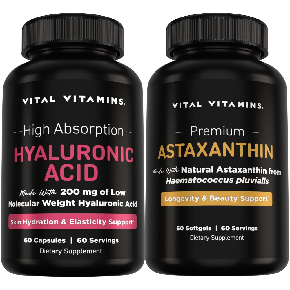Vital Vitamine Reine Hyaluronsäure 60 ct + Astaxanthin 60 ct
