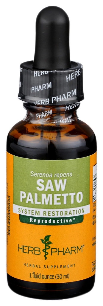 Kräuter Pharm Saw Palmetto Berry Liquid Extract für Prostata Support - 1 Unze (DSAW01)