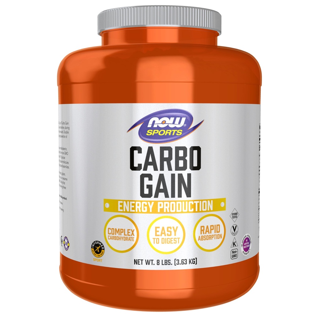MAINTENANT Aliments Sports Nutrition, poudre de gain de carbo (Maltodextrine), absorption rapide, production d'énergie, 8-Pound