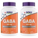 Ora Supplementi GABA 500 mg capsule, Premium GABA Supplemento per Stress Relief, Vegetariano, Vegan e Kosher Friendly, Ideale per il cervello bilanciato Funzione*, 300 capsule (Pack of 2)