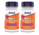 Ora integratori, MK-7 vitamina K-2 100 mcg, supporto cardiovascolare*, Supporta la salute di ossa*, 180 capsule di veg (pacchetto di 2)