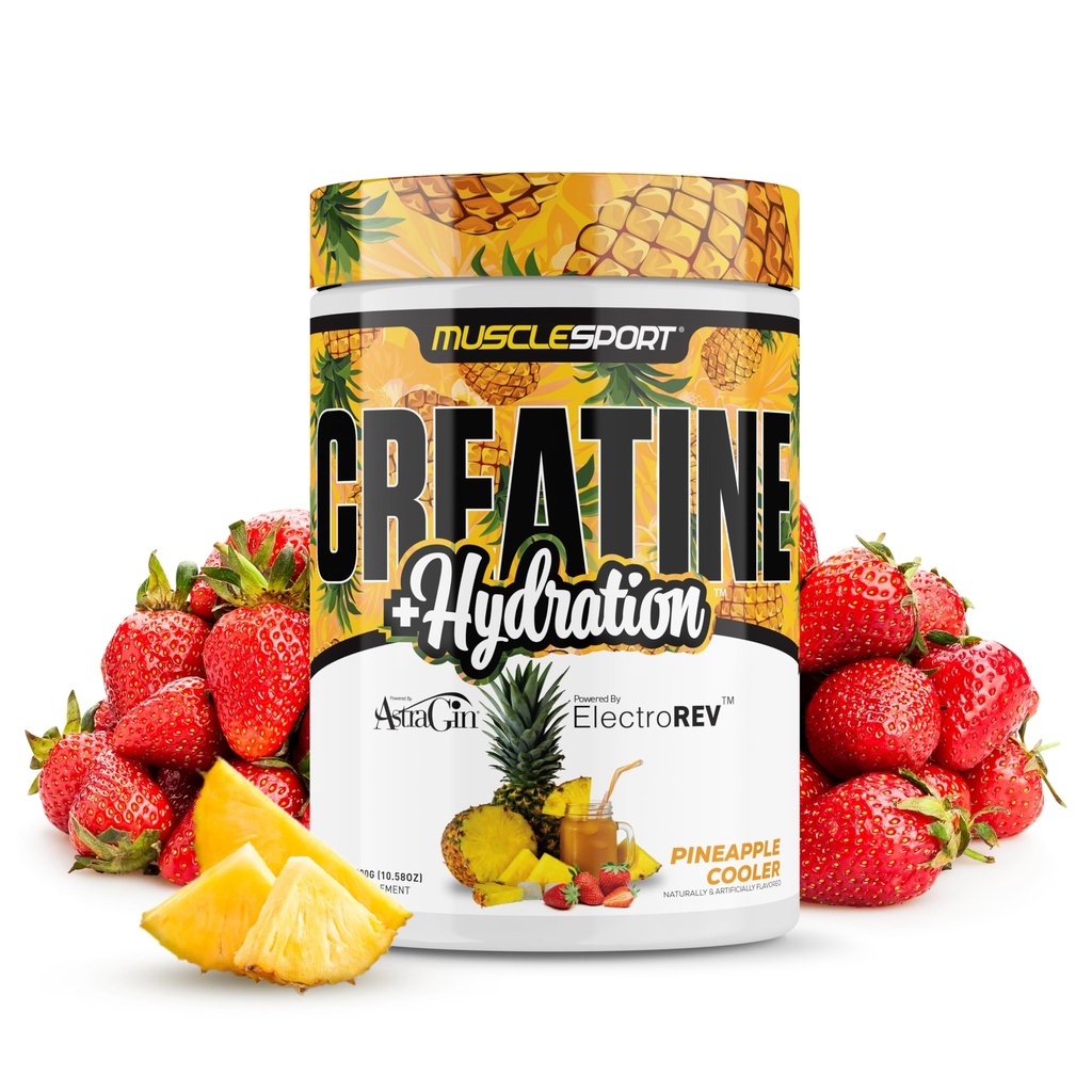 Hydratation de la créatine de Musclesport 300g