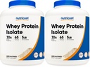 Nutricost Whey Protein Isolate (Unflavored) 5LBS (Pack von 2)